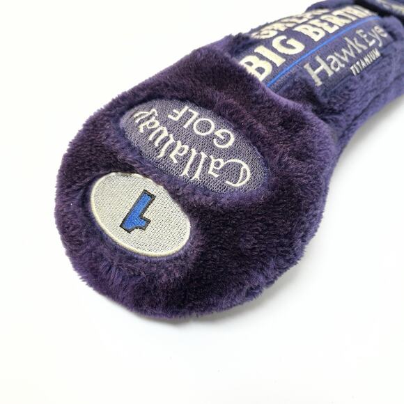 Callaway Golf Great Big Bertha Hawk Eye Driver Head Cover Blue - Picture 3 of 4